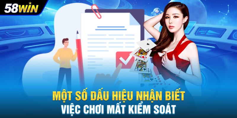 Một số dấu hiệu nhận biết việc chơi mất kiểm soát